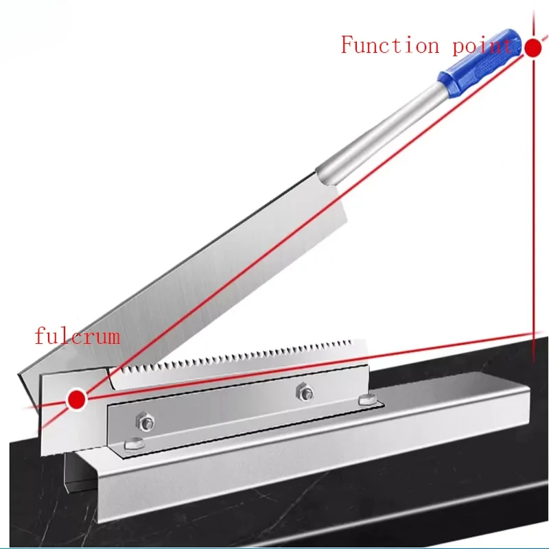 Manual Frozen Meat  Saw Cutting Chopping Cutter Machine Chicken Leg Cutter Fish Ribs  Ribbonfish Guillotine Cut Machine