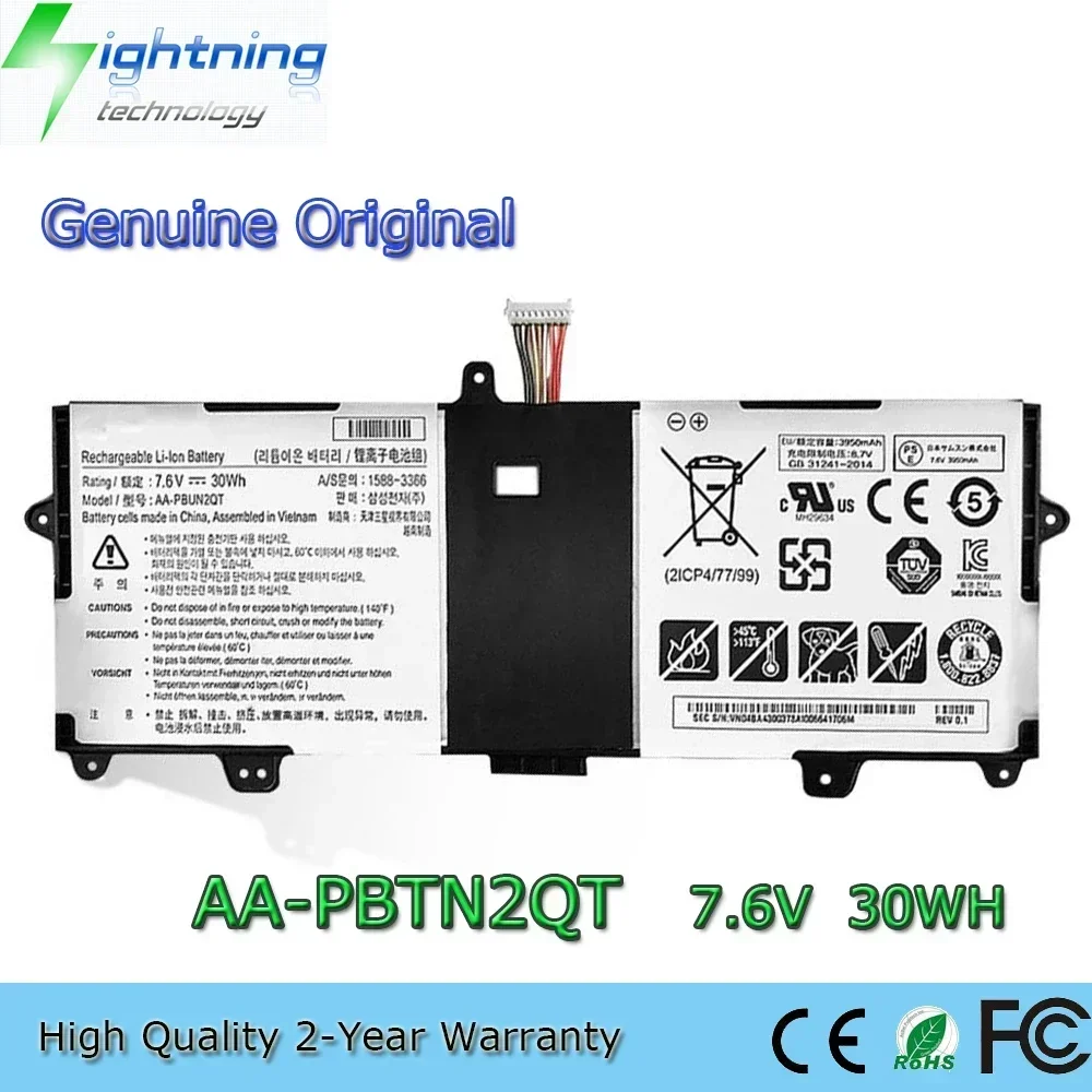 

AA-PBTN2QT 7.6V 30Wh Laptop Battery for Samsung Notebook 9 13.3 NP900X3N NT900X3N