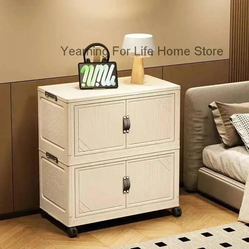 Women Night Table Plastic European Minimali Modern Organizer Lateral Night Table Storage Draw Small Mesa De Noche Furniture