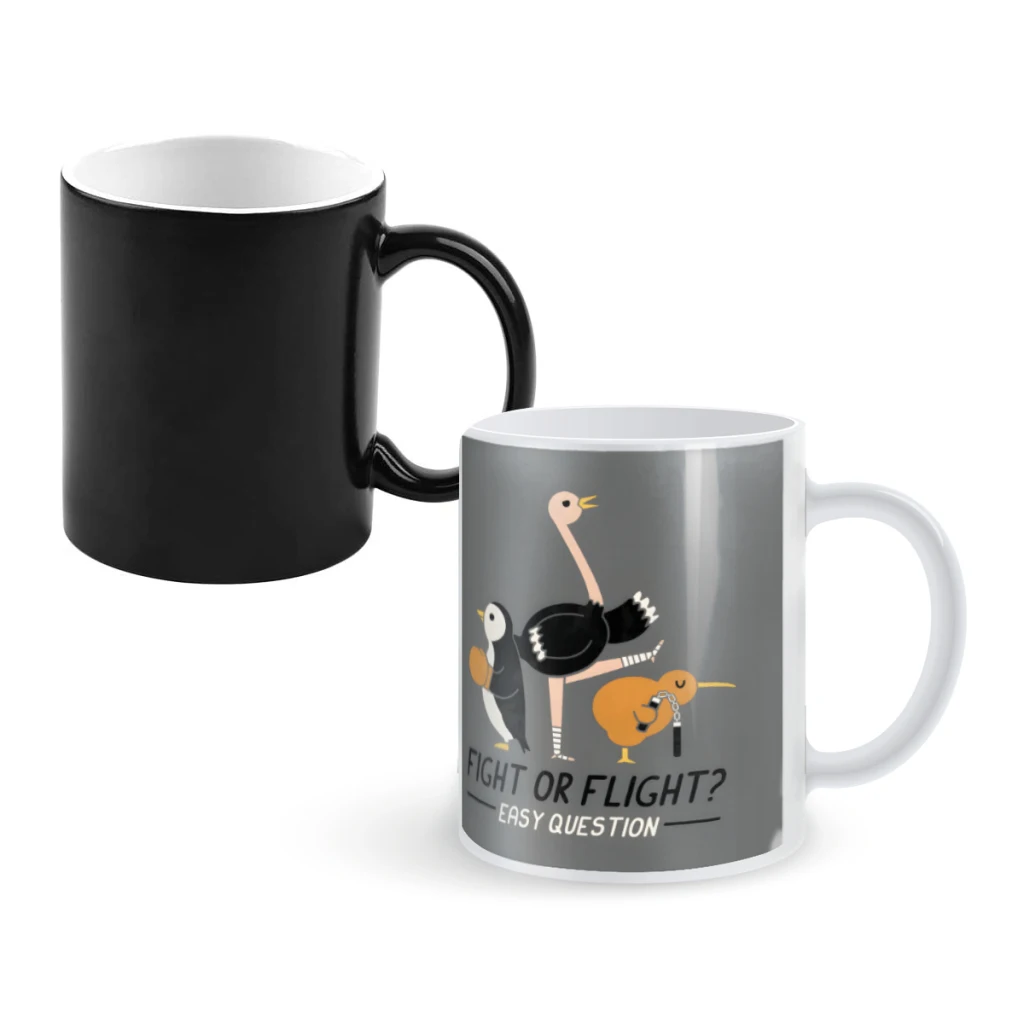 

Easy QuestionCoffee Mugs And Mug Creative Color Change Tea Cup Ceramic Milk Cups Novelty Gifts