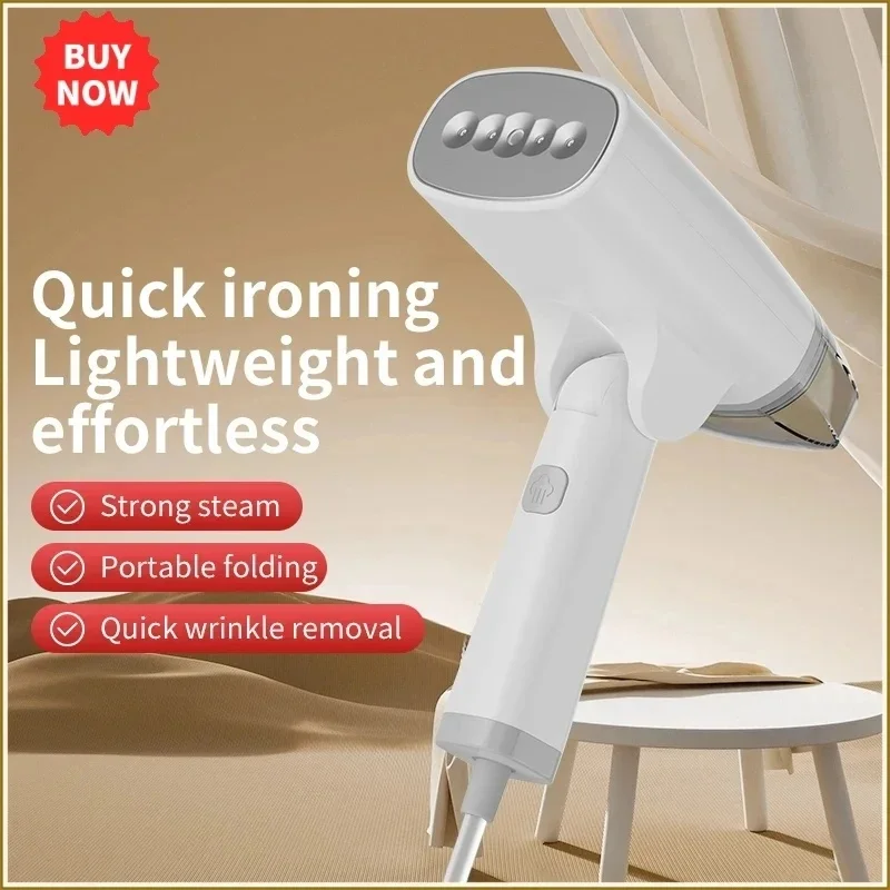 Christmas Stocking Stuffers Gift For Her Handheld Garment Steamer 1300W Portable Steam Iron Powerful Wrinkle Remover All Fabrics