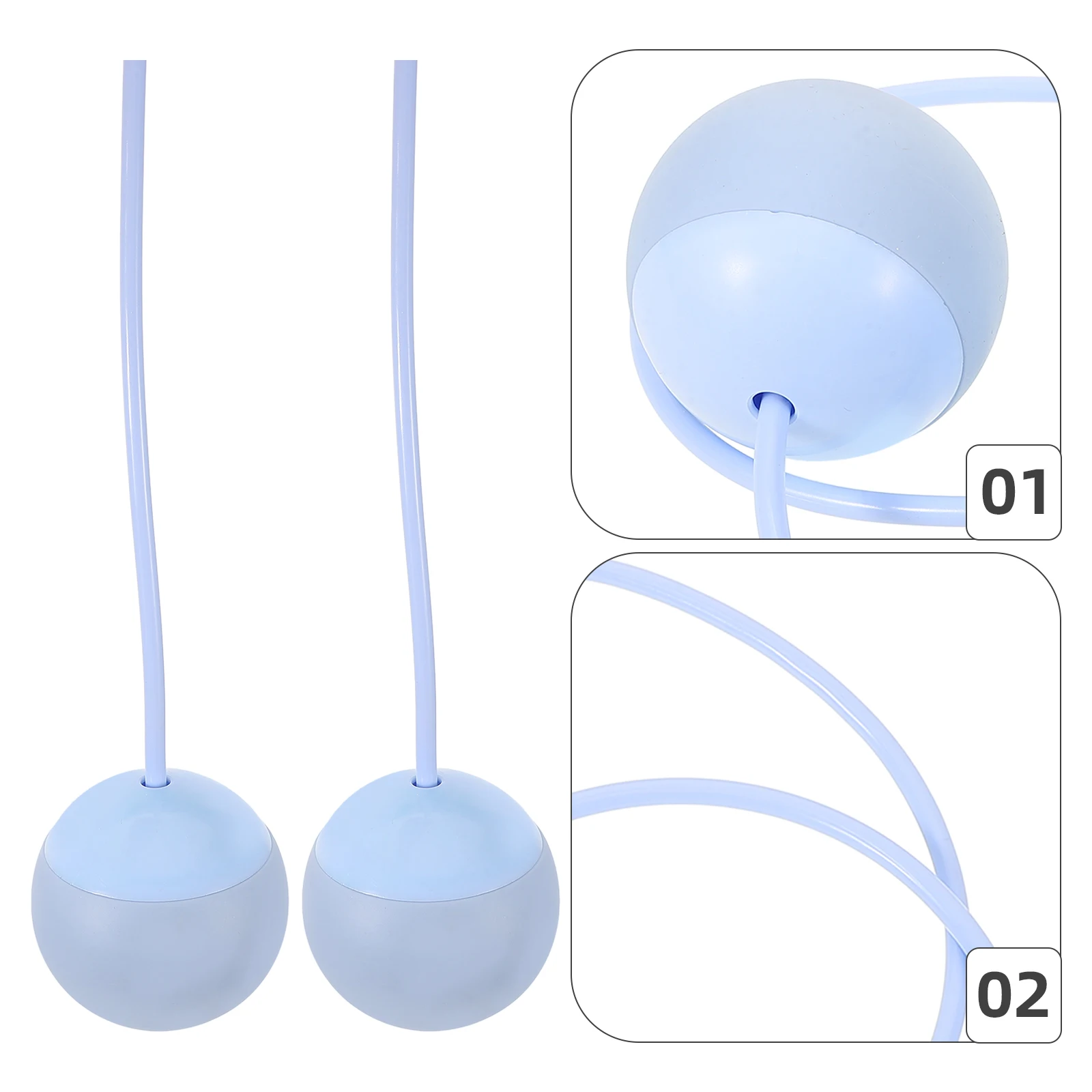 

2 Pcs Replace Jump Rope Ball Head Fitness Skipping Accessories Abs Gym Indoor Jumping