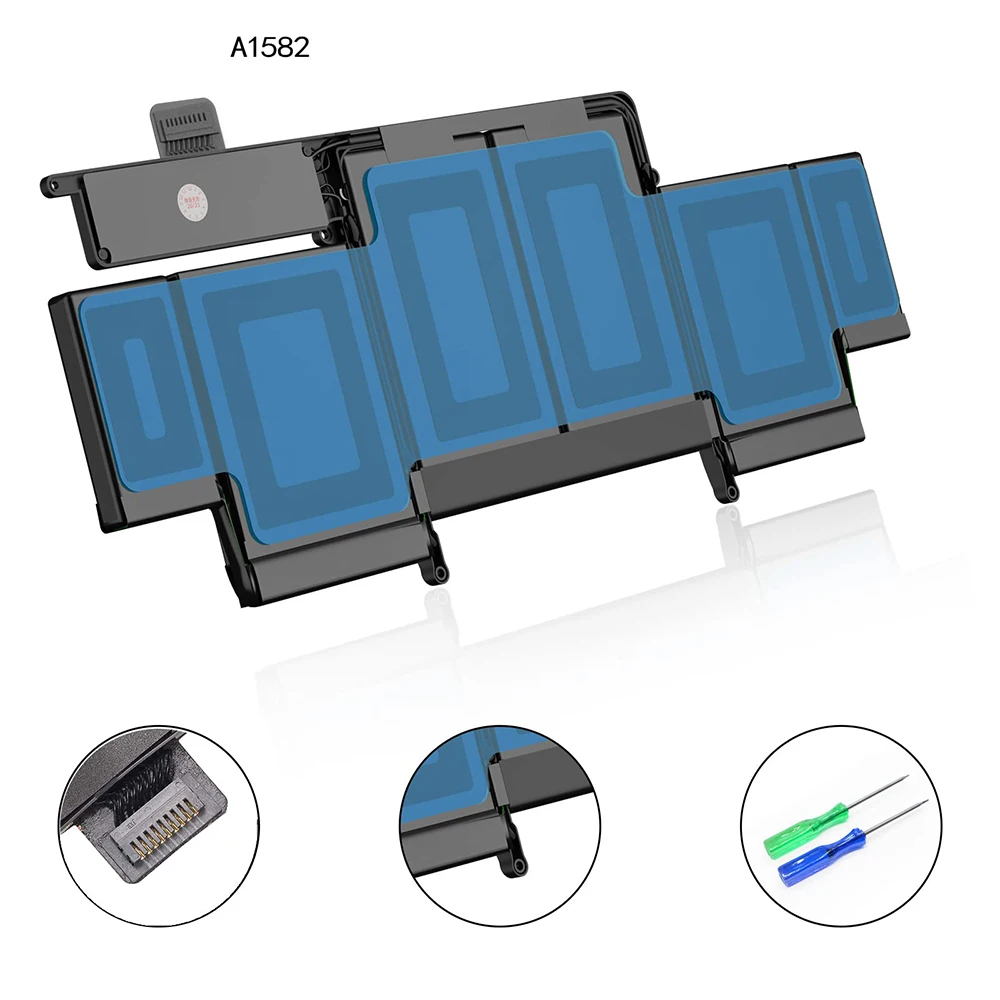 Imagem -03 - Bateria do Portátil para Notebook para Computador Macbook A-pple 6330mah 11.34v 78.5 wh A1493 A1582 A1502 China Factory Oem Odm