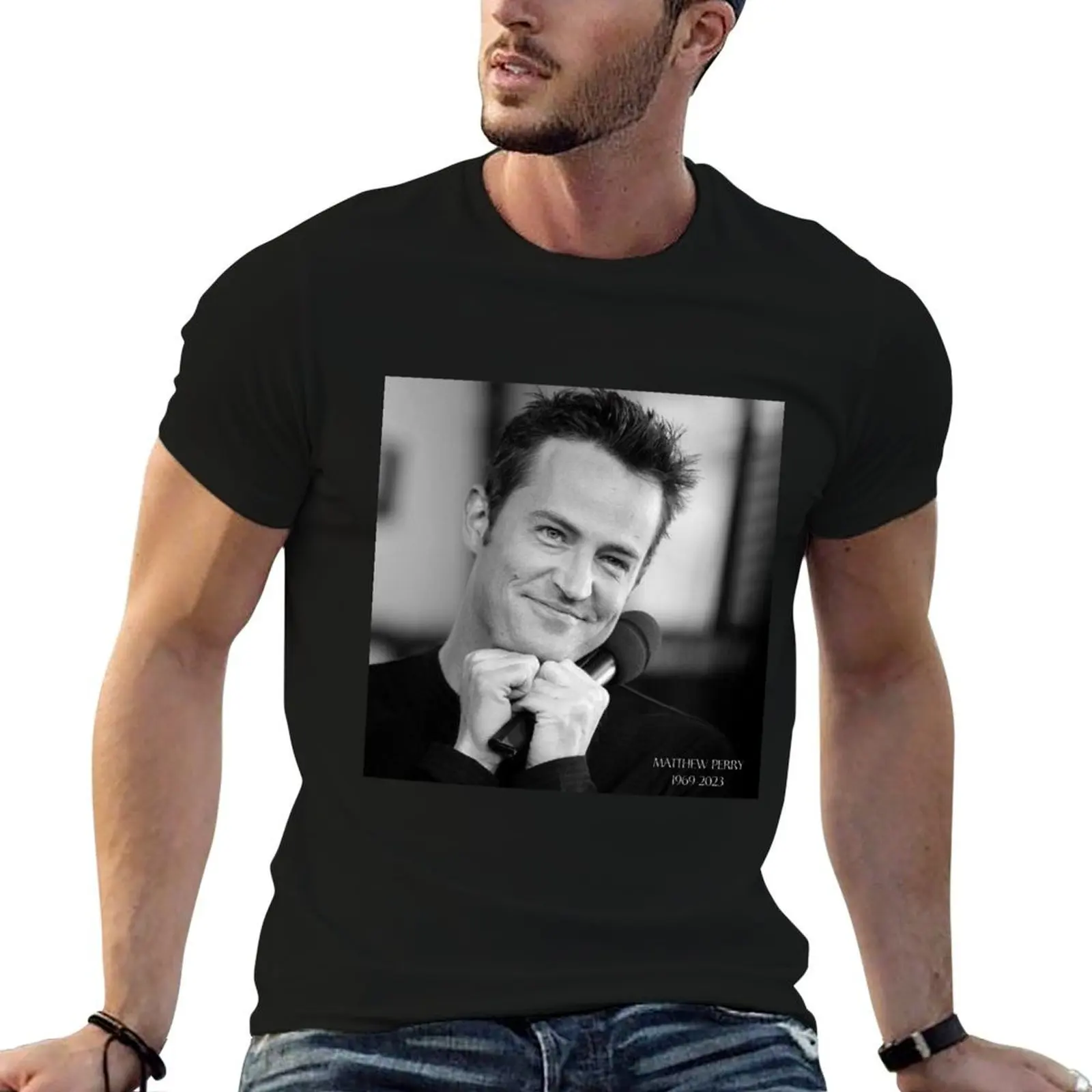 Matthew Perry 1969-2023 T-Shirt valentines boutique clothes sports fans men clothings