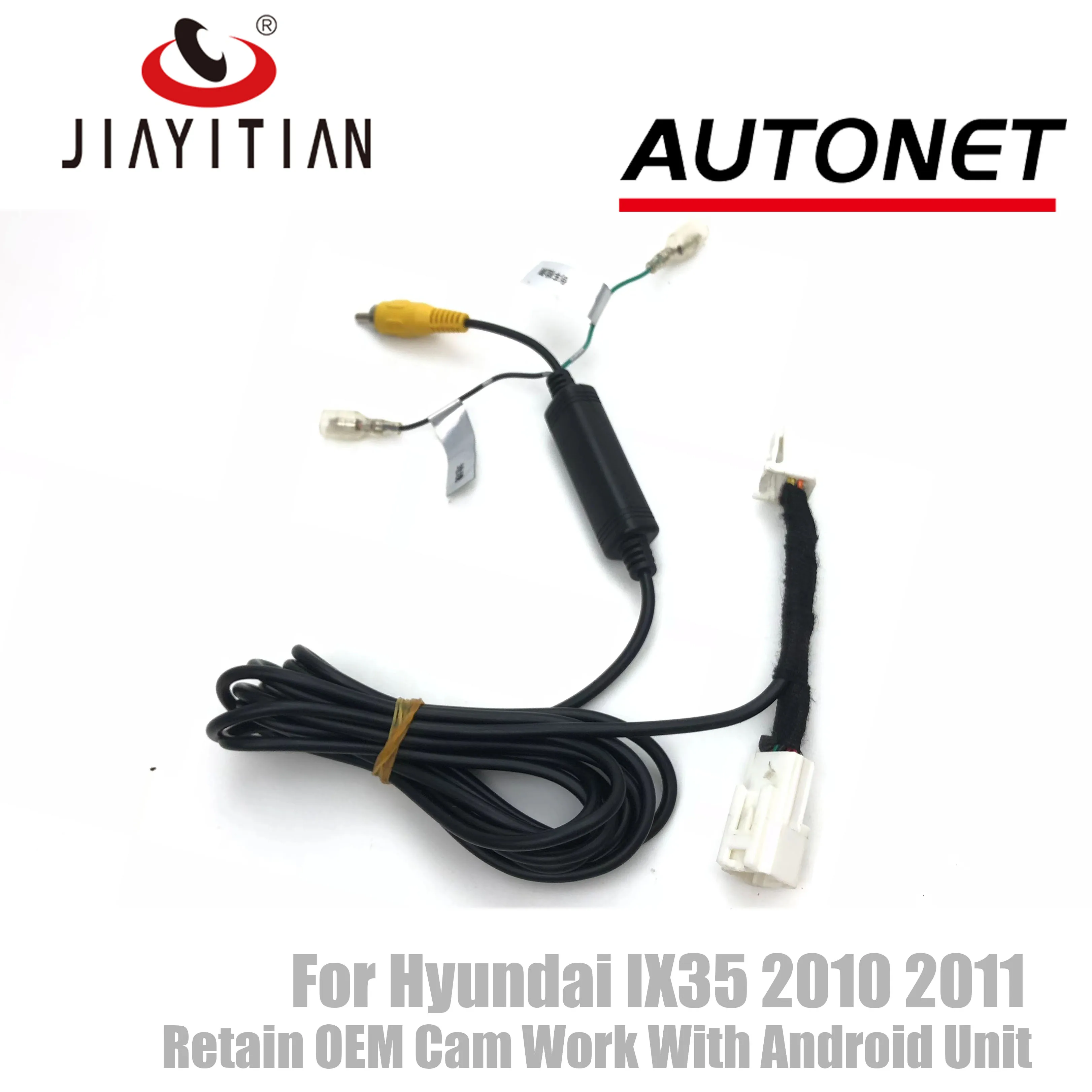 JIAYITIAN C10 Pins Camera Adapter Cable For hyundai ix35 2010 2011 2012  Retain Factory Camera work with Android Unit Stereo