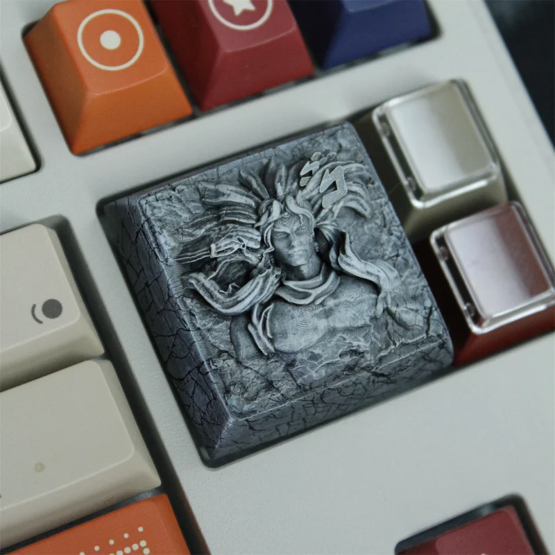 أنيمي جوجو مغامرة غريبة Keycap الراتنج تخصيص اليدوية الحرفي 4U كيكابس للهدايا ملحقات لوحة المفاتيح المخصصة