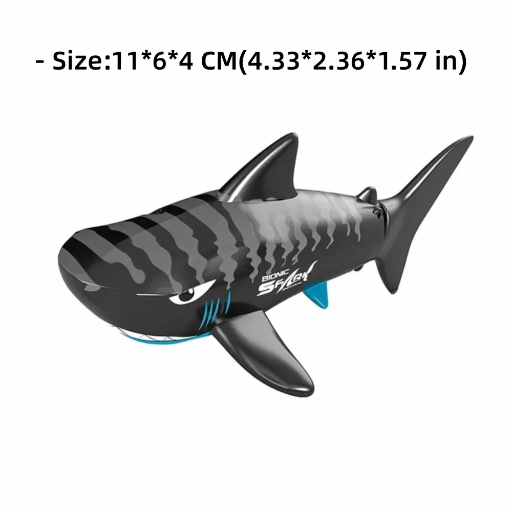 Mini Smart RC Shark Swimming Pool Toys Remote Control Electric Boat Shark Water Toy Dive Bionic Shark Boys Kids Gifts