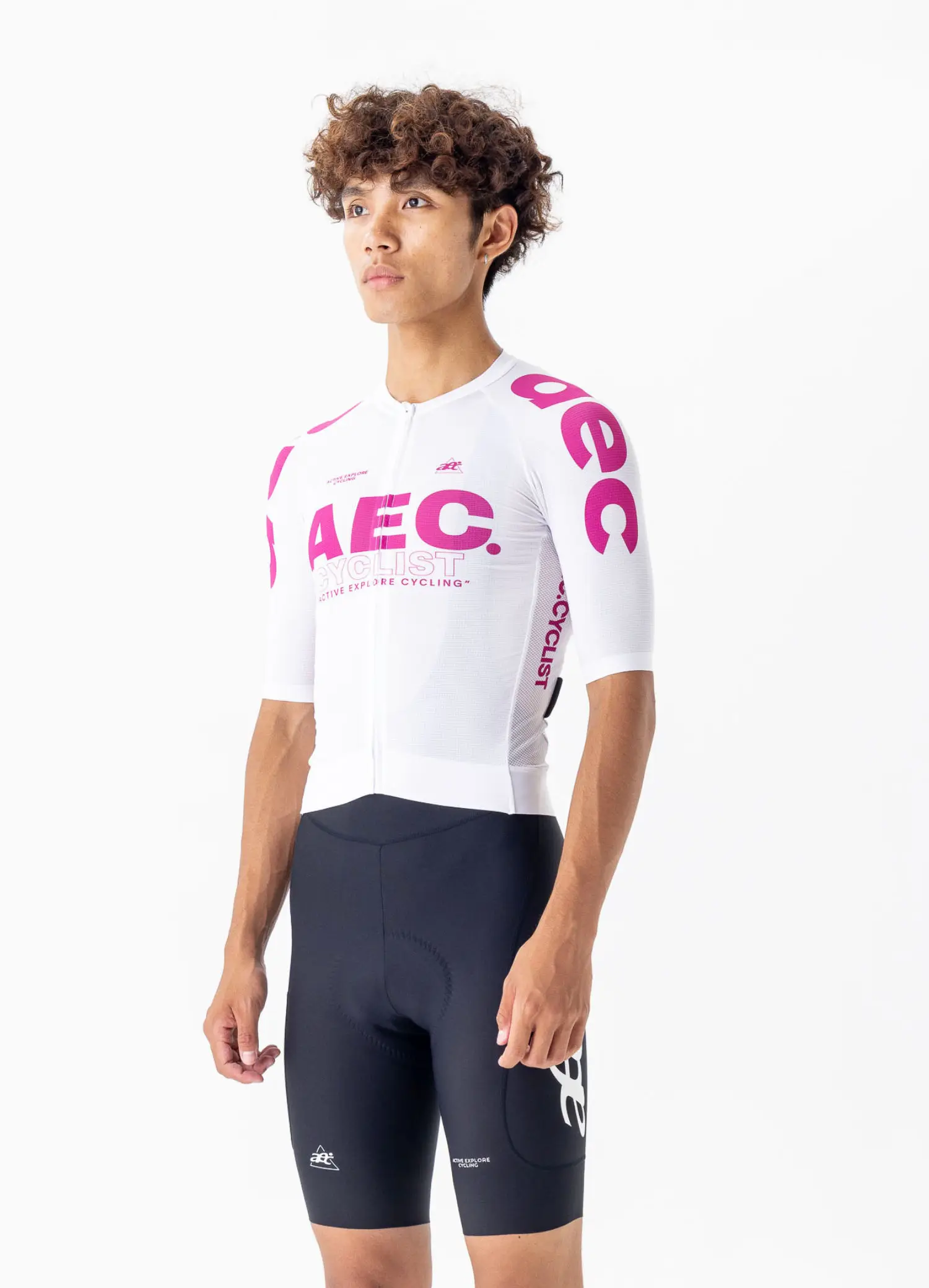 AEC Radfahren Trikots Männer Kurzarm Fahrrad Tops Wind Ultraleicht Atmungsaktive Rennrad Zipper Jersey Atmungsaktive Fahrrad Top – Detail 17