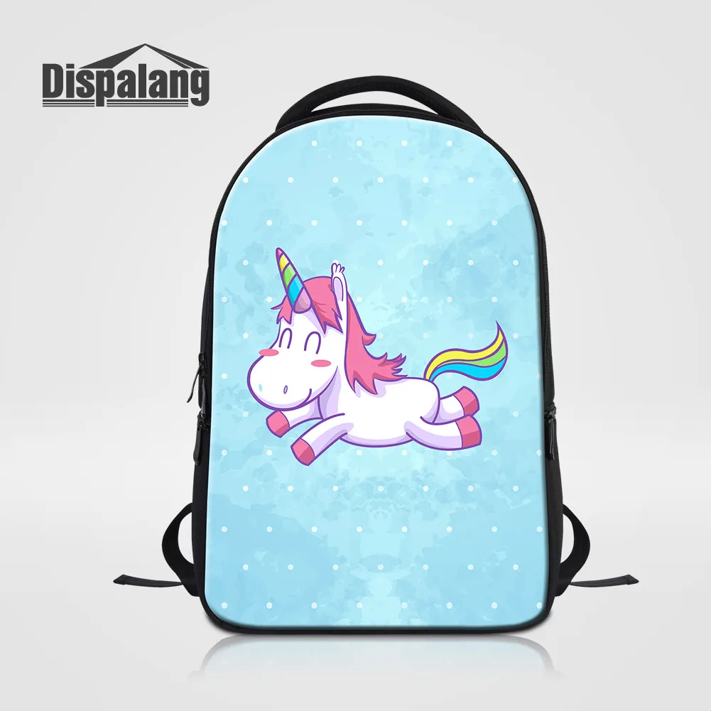 

Dispalang Women's Laptop Backpack For 14 Notebook Unicorn Backpack To School Woman Customize Computer Bagpack Girl Large Bookbag