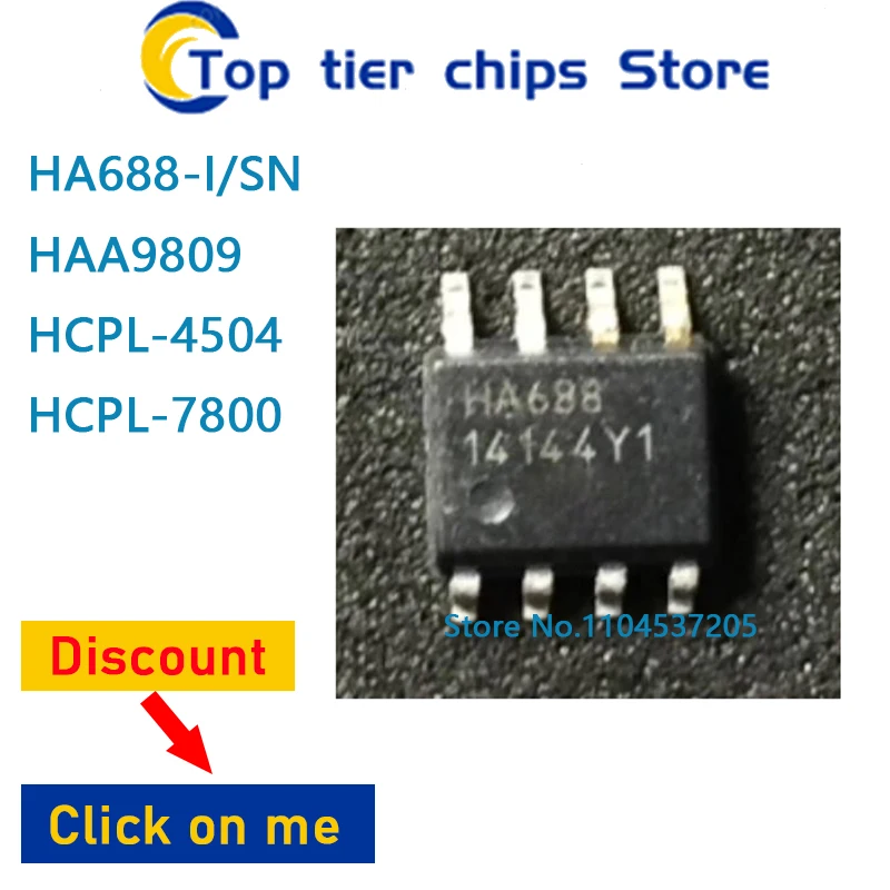 1PCS~10PCS/LOT  HA688-I/SN HAA9809 HCPL-4504 HCPL-7800 SOP SOP8 100% NEW