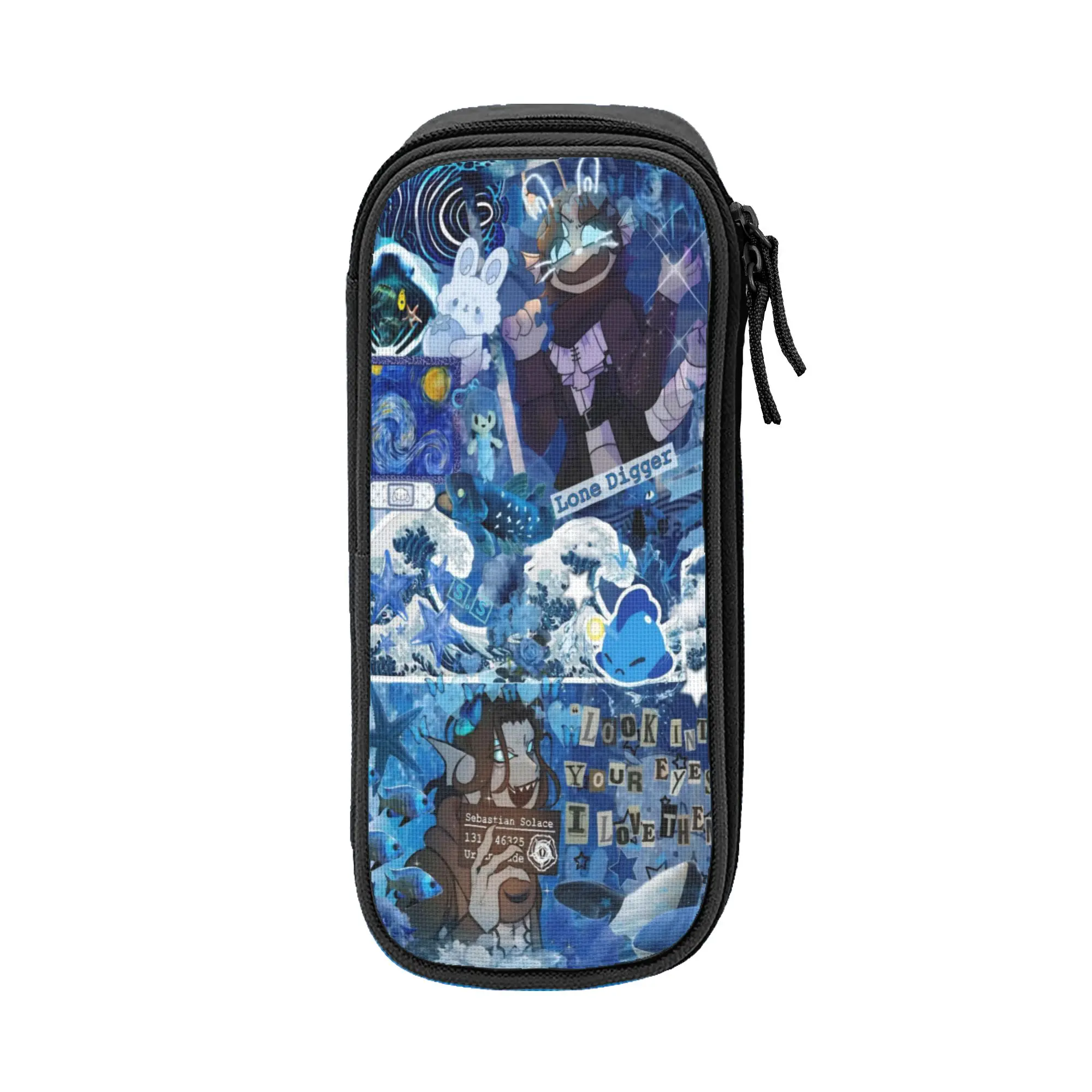 Creative Sebastian Solace Pencil Cases  Pencilcases Pen Box for Girl Boy Large Storage Bags School Supplies Cosmetic Stationery