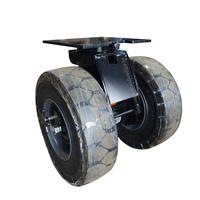 16-Inch 22-inch Off-Road Container Wheel Workshop Container Transfer Caster Super Heavy Duty Rubber Wheel