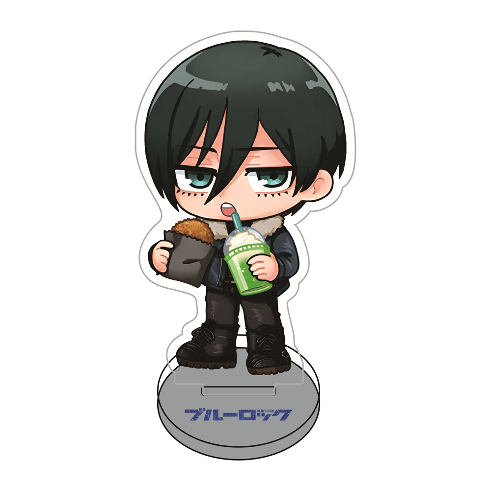 Blue Lock Casual Snack Version 10cm Acrylic Stand Figures Keychain Anime Collectible Merchandise Desktop Decoration Fan Gift