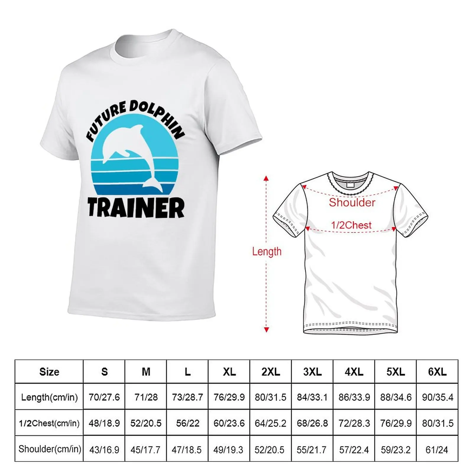 Future Dolphin Trainer - Cute Future Dolphin Trainer Sea Ocean Animal Love Lover Gift For Baby Boy Love Cute Future T-Shirt