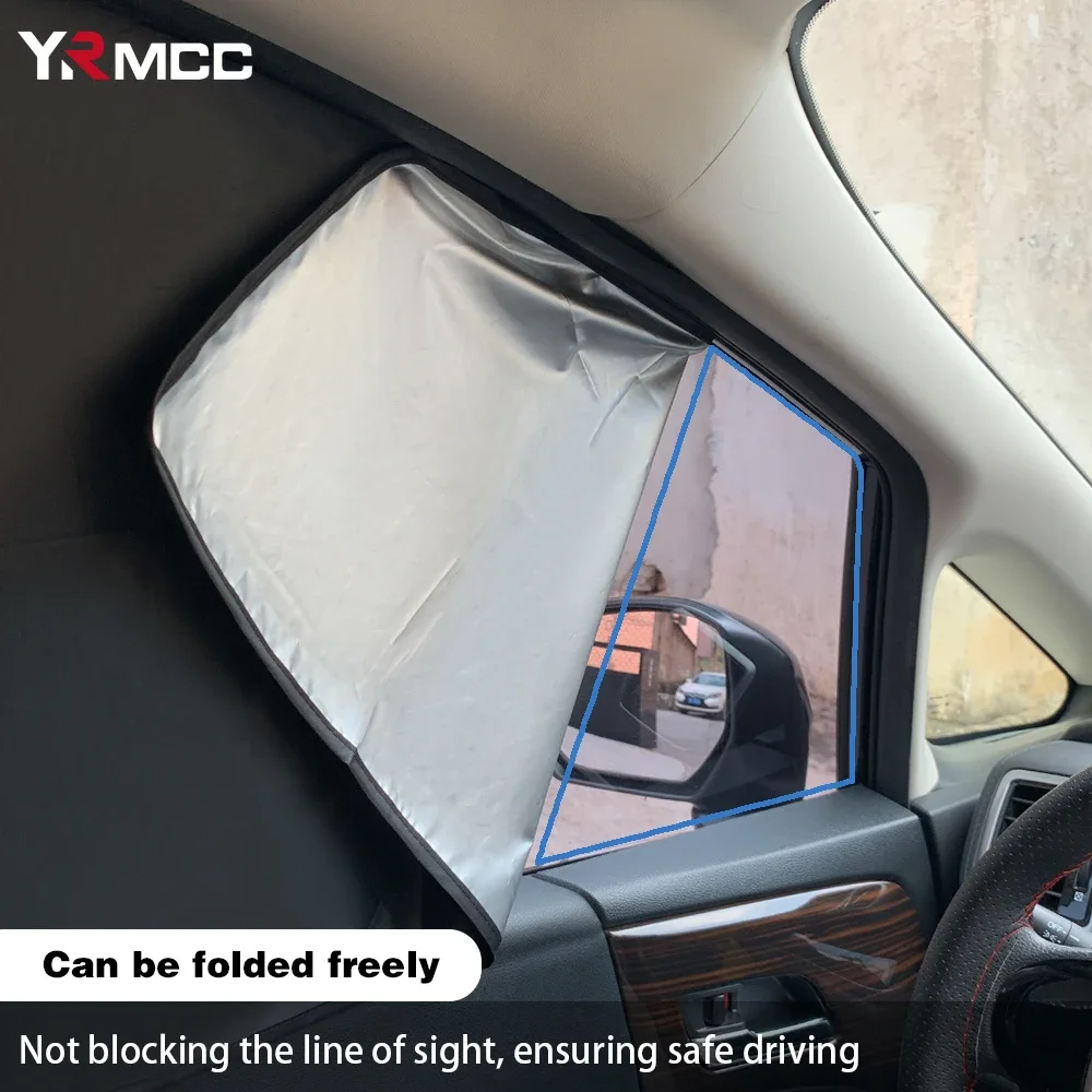 Car Window Curtain Summer UV Protection Magnetic Sunscreen Heat Insulation Blackout Sunshade SUV Glass Sunshade Car Accessories
