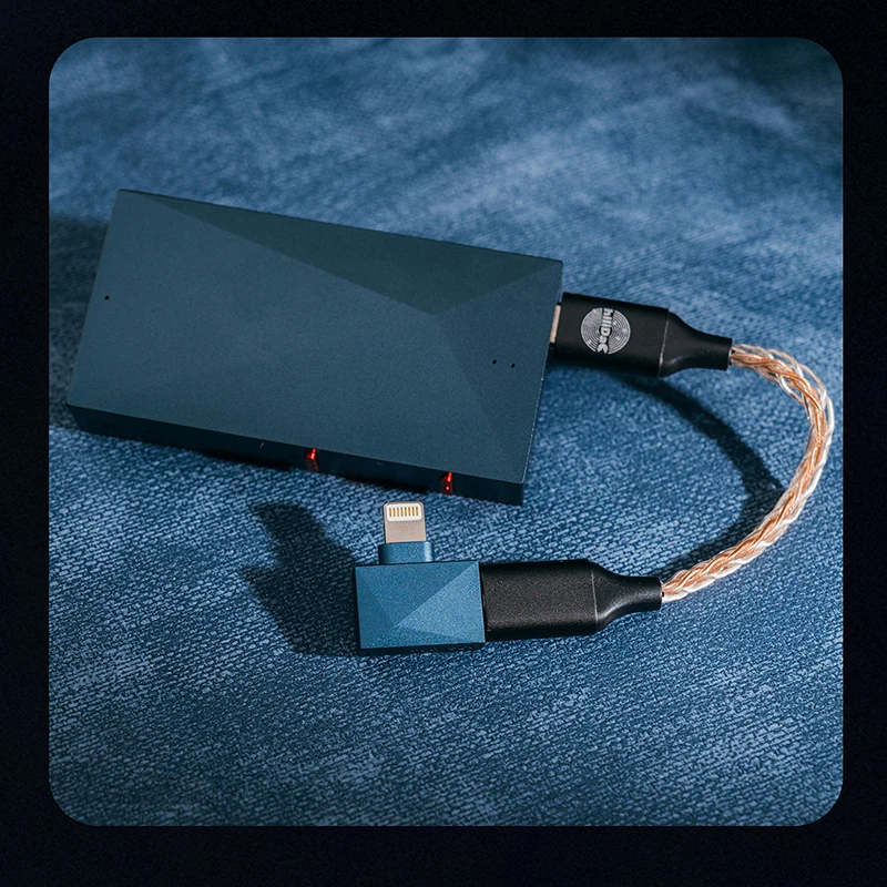 Audirect-USB OTG Lightning para soquete tipo C para iPhone DAC Decoder, L/C, OTG 2.0, AMP, amplificador de fone de ouvido