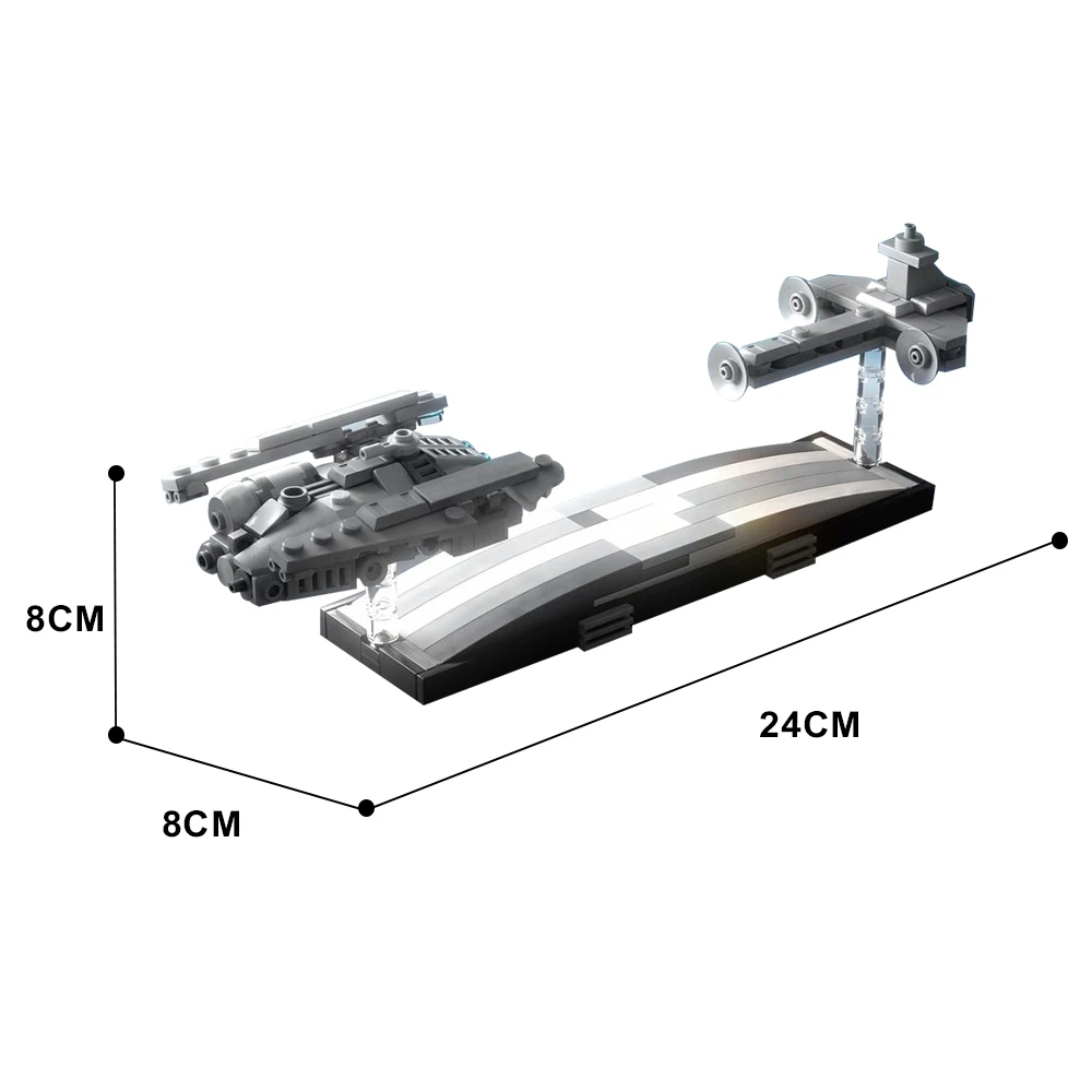 Moc Mini Fondor Haulcraft Bouwsteen Spce Play Set Schaal Spce Montage Speelgoed Diy Model Kinderen Speelgoed Verjaardag Kerstcadeaus