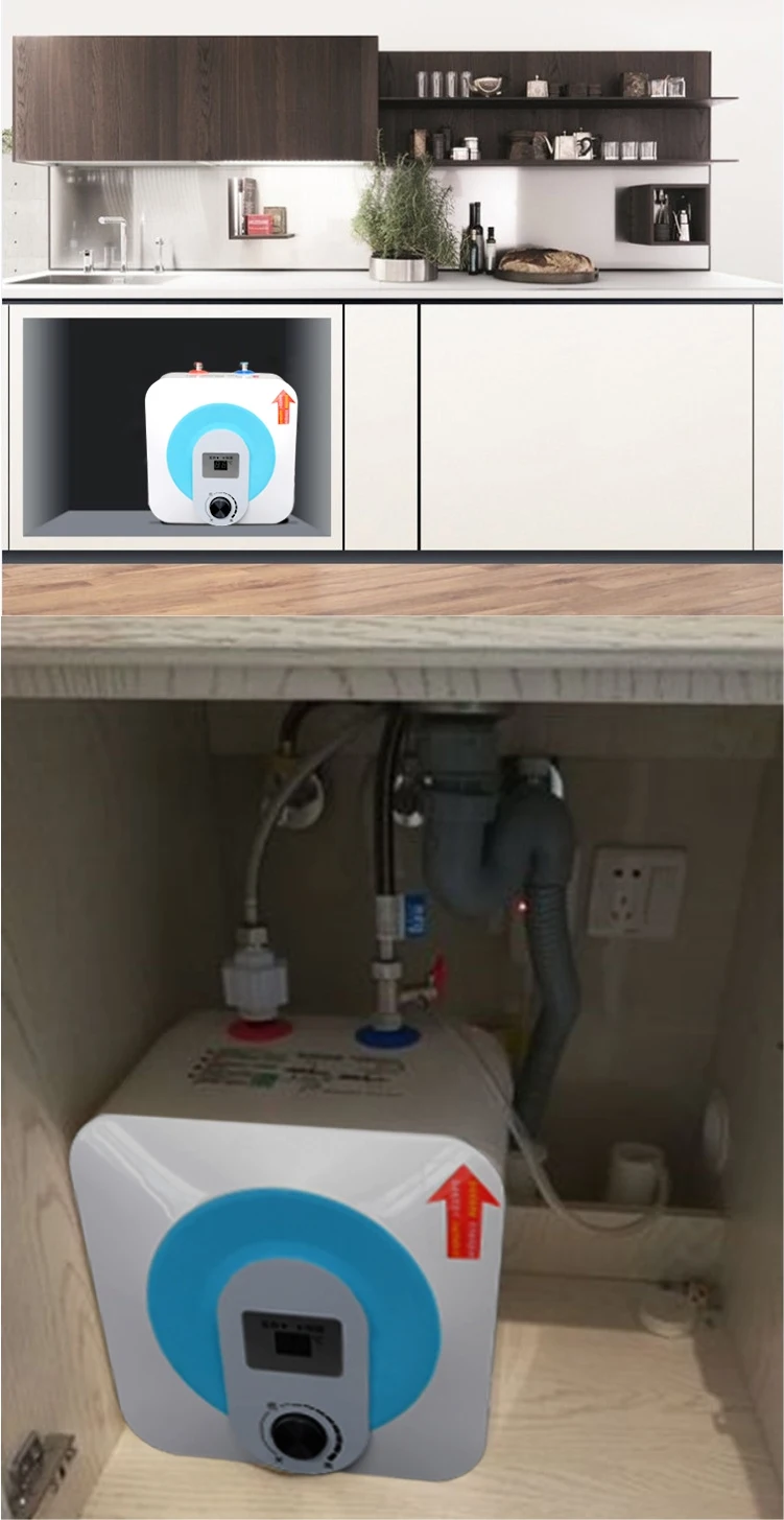 Portable 12V caravan water heater, 10L mini hot water system
