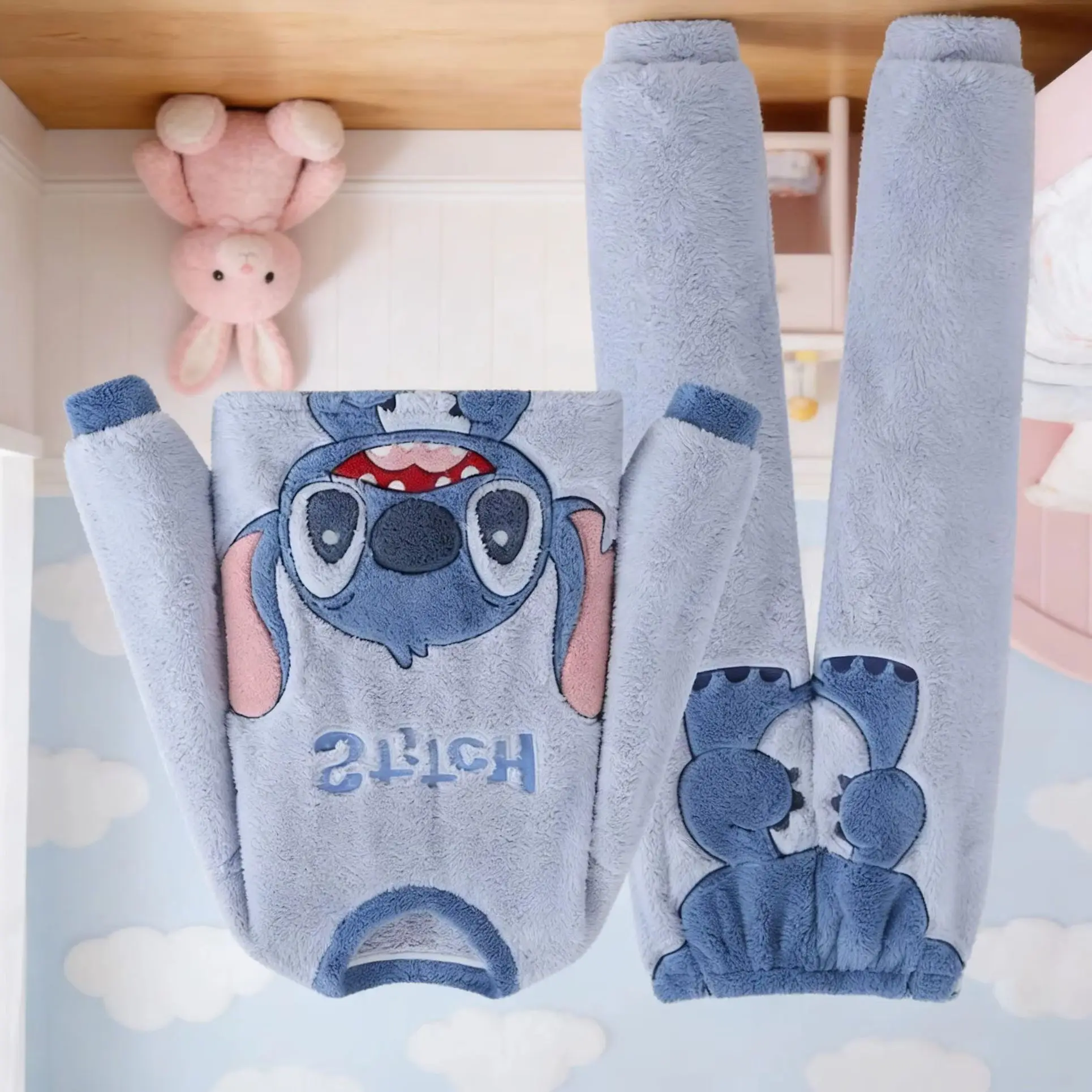 

Женские пижамы в стиле аниме с героями мультфильмов, модные кавайные плюс флисовые теплые пижамы для девочек, студенческие пижамные комплекты, зимняя теплая одежда для сна