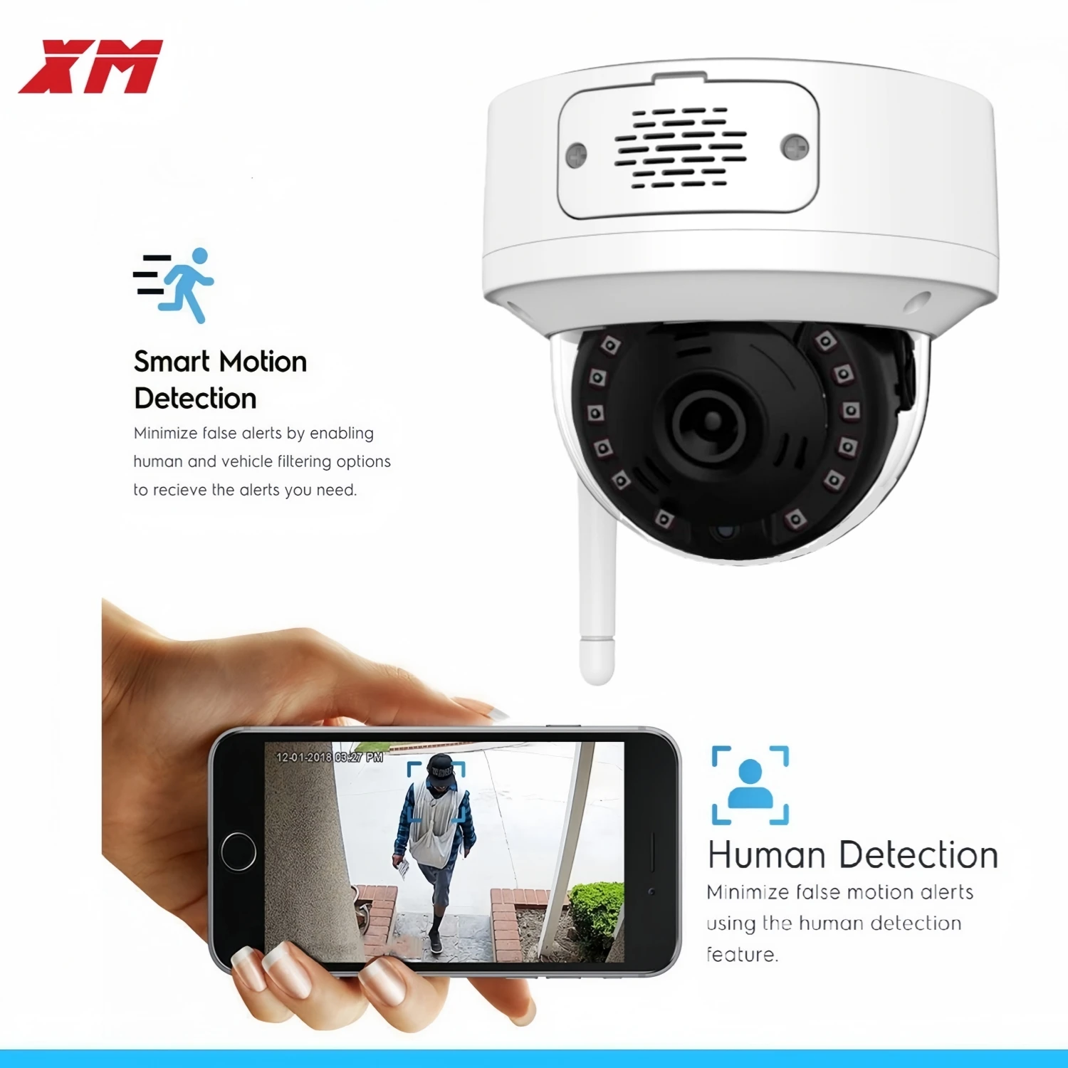 8MP HD IP Camera IP67 Weatherp - Home Security Kamera ulasan dan harga