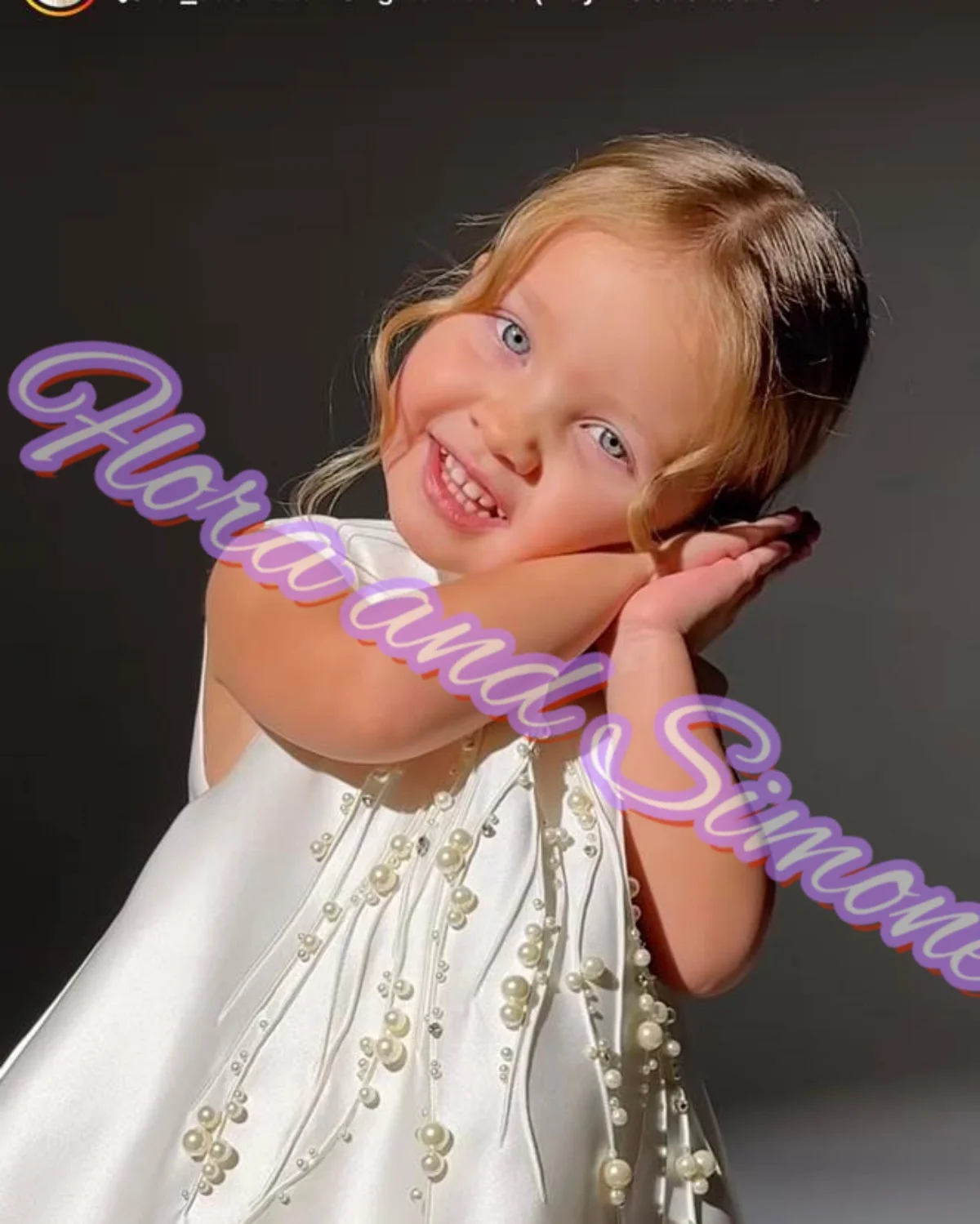 Elegant Sleeveless Beaded decoration Flower Girl Dress for Wedding Ceremonies Birthday Gift Parties Formal Receptions Customized