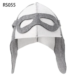 Gorro de Sauna de fieltro de lana gorro Banya ruso anticalor para casa de baño para cabeza para Prot