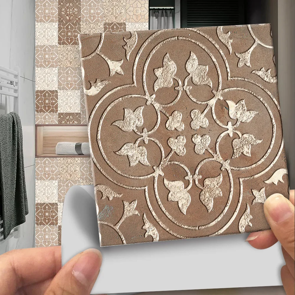 10pcs American brick patterned frosted tile paste simulation wall tile is peeled away from wear-resistant non-slip wall paste