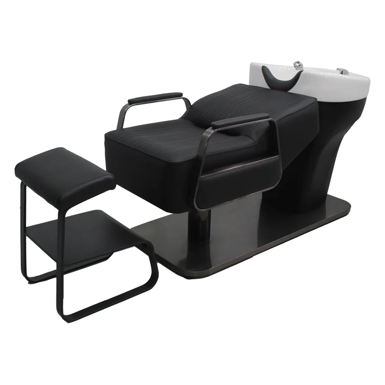 Lay down wash beauty salon shampoo bed hair rinse bed with pedal