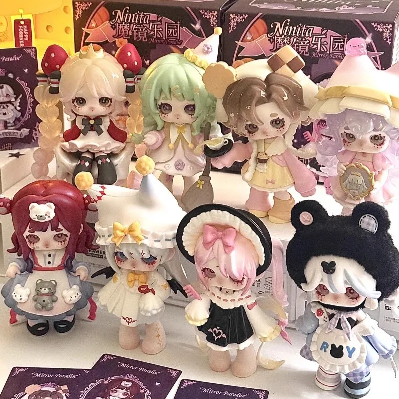 

New 100% Genuine Ninita Magic Mirror Paradise Series Blind Box First Generation Desktop Ornament Toy Doll Gift For Girls