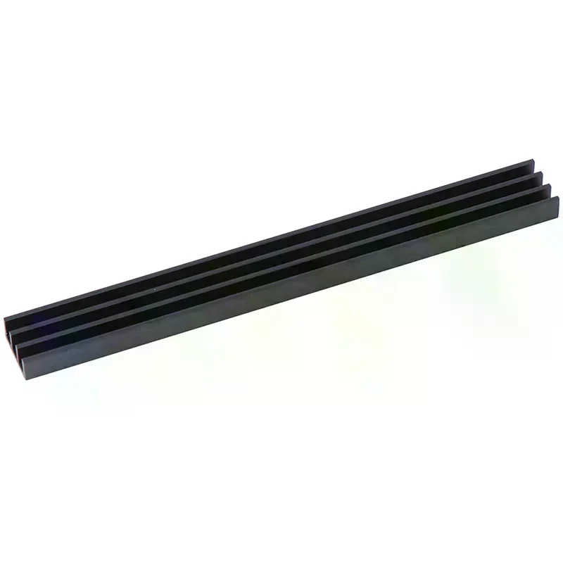 2pcs 100 11 5mm * * Black Aluminum Chip Radiators Heatsink High Quality Durable Practical Daily