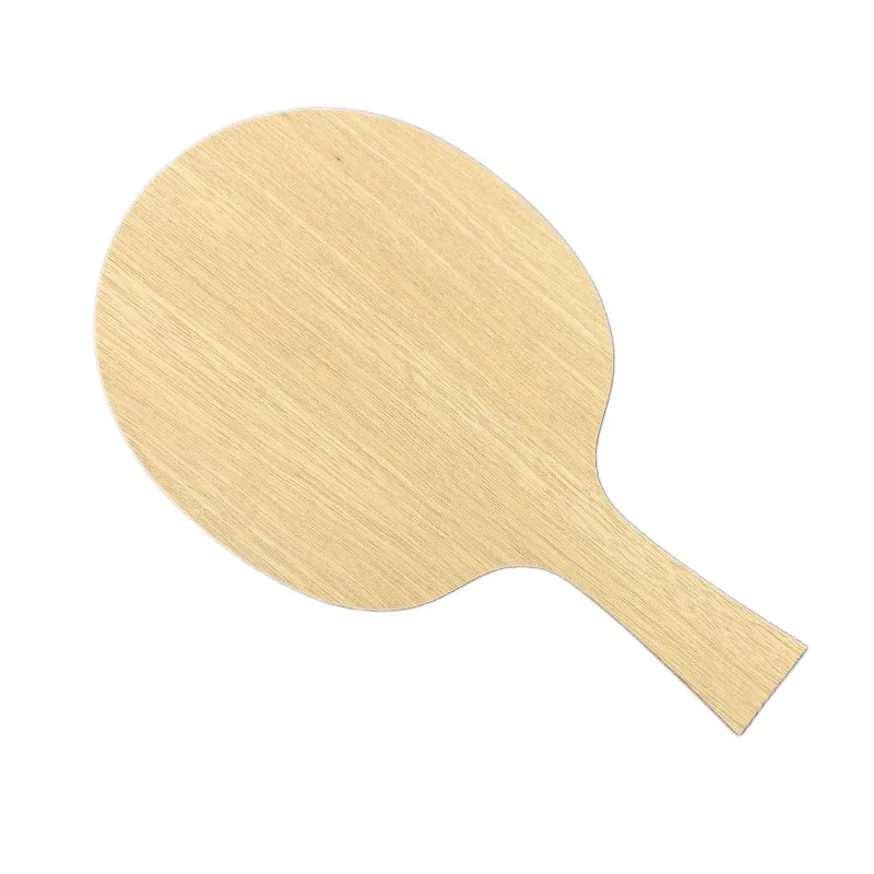 Fotografia 6: Raquete de Tênis de Mesa Profissional de Madeira de 7 Camadas com Lâmina de Carbono, Camada Superior de Limba e Núcleo de Ayous, para Montagem DIY, com Cabo FL/CS