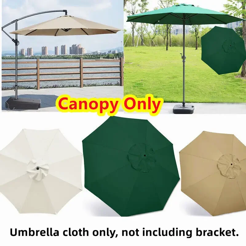 

2m 6 Rib Patio Umbrella Canopy Replacement Parasol Sun Cover (Top Cover Only)