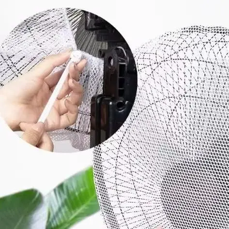 Nylon Mesh Nets Mesh Fan Cover With Drawstring Fan Dust Cover Safety For Baby Finger Protector Kids Finger Guards Summer Homeuse