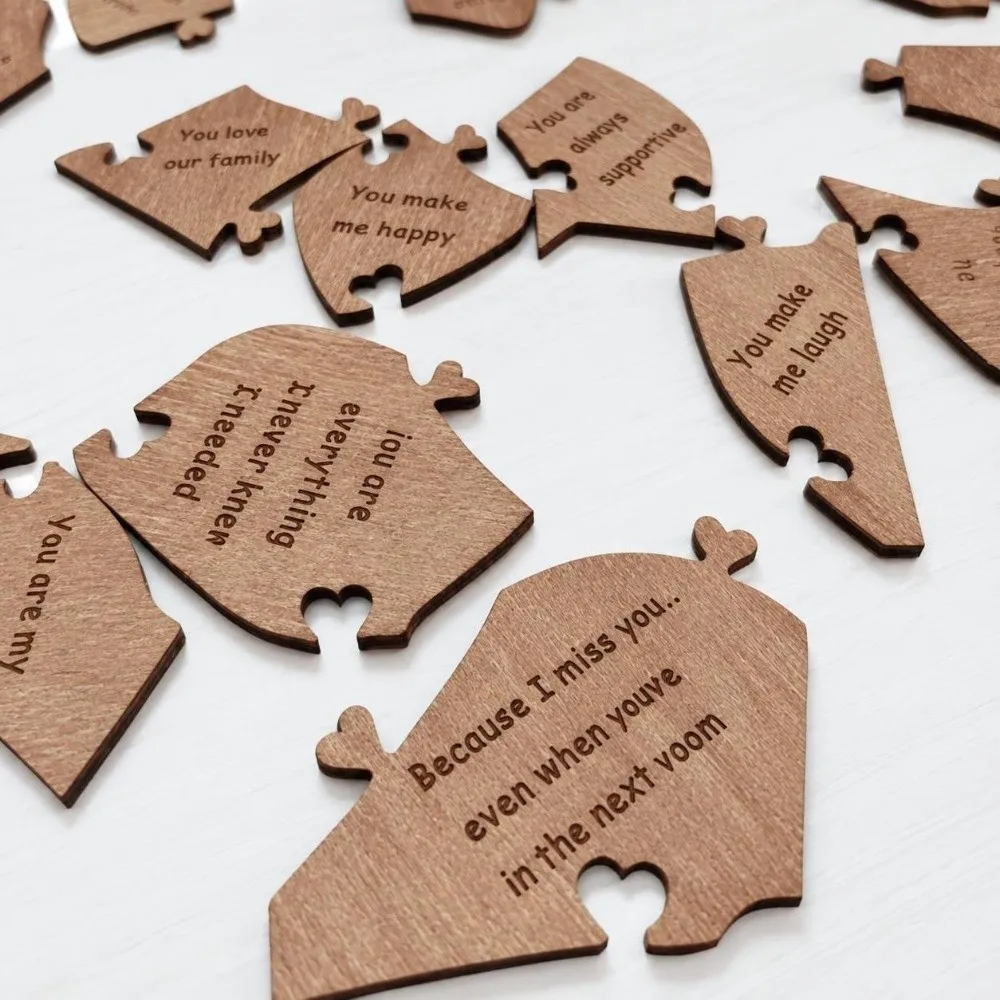 Wooden Material Wooden Heart Puzzle Interactive Design Heart Shape Heart Puzzle Box Puzzle Box Style Romantic Gift Puzzle