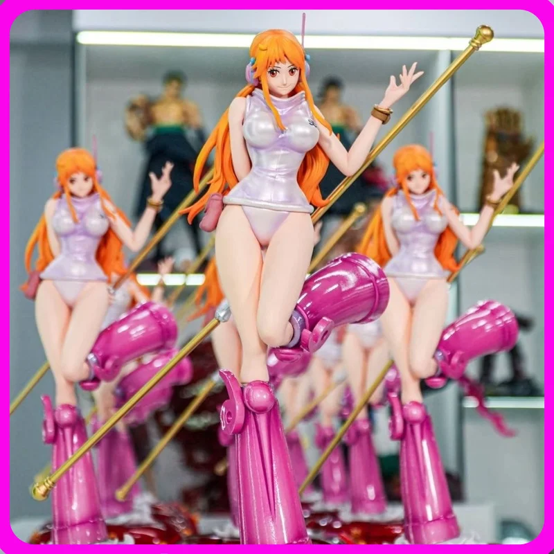 

One Piece 33cm Egghead Island Nami Standing Pose Anime Figure Model Statue Collection Desktop Decoration Ornament Toy Gift