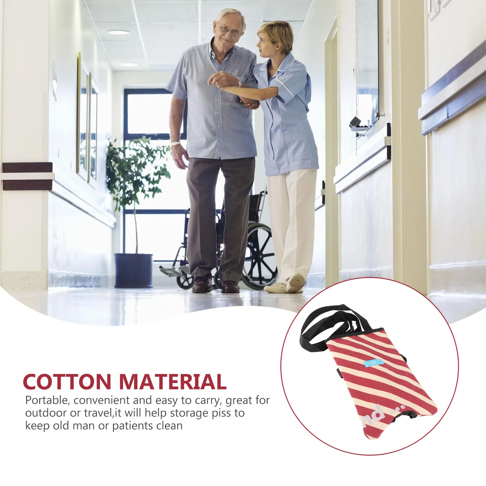 

Nursing Drainage Bag 1500Ml Portable Urine Storage For Elderly Patient Travel Hospital Bile Fistula Collection Lightweight