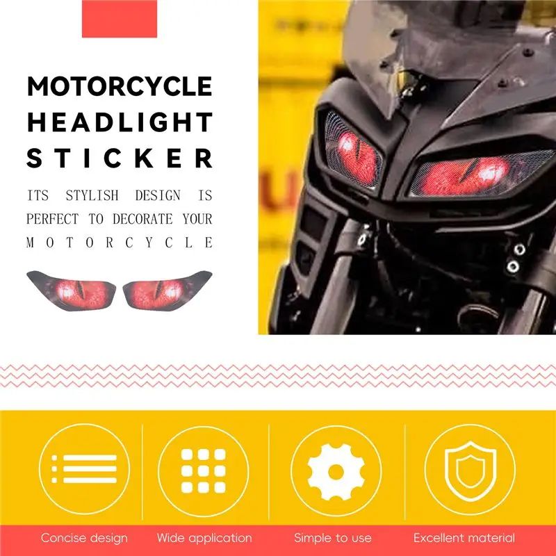 Leading-Edge-Motorcycle Accessories Headlight Protection Sticker Headlight Sticker For Xmax 300 Xmax 250 2017 2018
