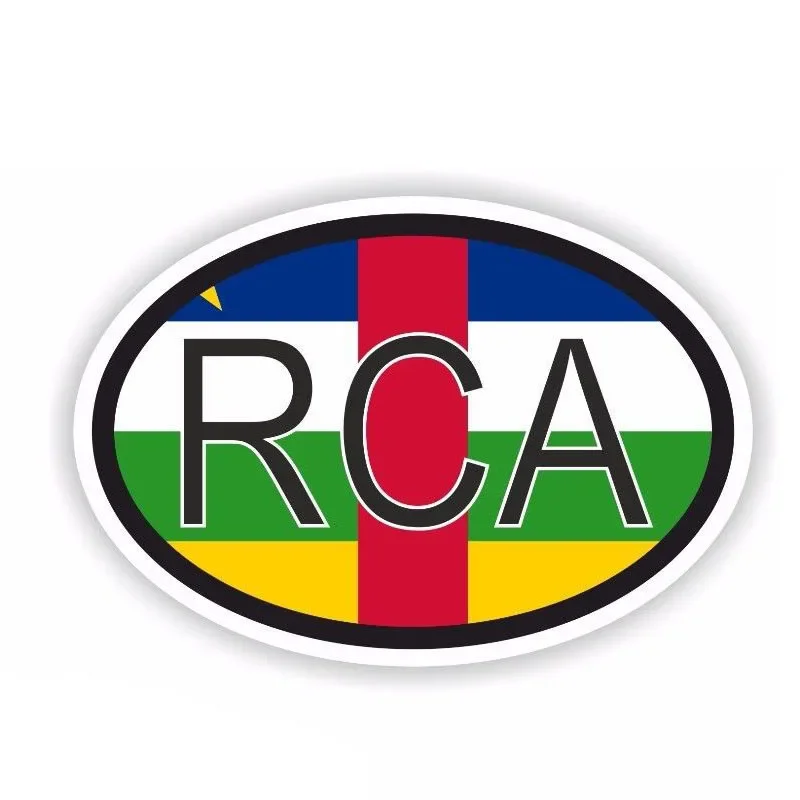 

Central African Republic Car Sticker Creative Country Code PVC