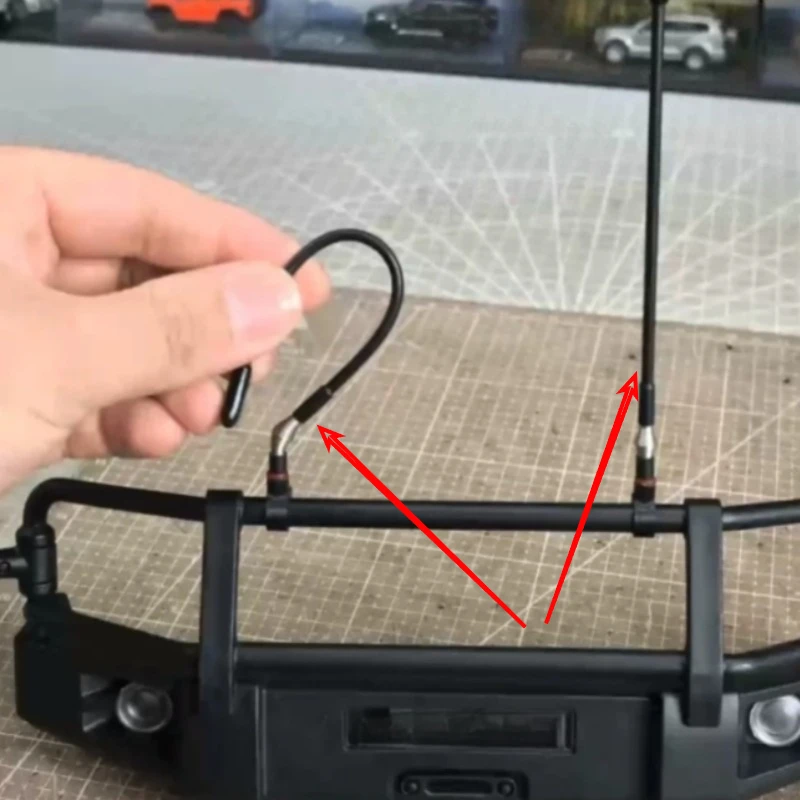 Super Flexible Simulation Antenna for 1/8 1/10 RC Crawler Universal Fit High Elasticity Anti-deformation Off-road Car Accessory