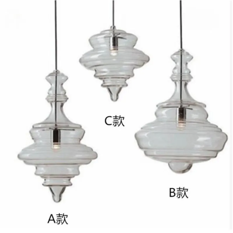 

Modern Glass Pendant Light Neverending Glory Pendant Lamp Personality Dining Room Kitchen Lamp Restaurant Cafe Glass Lighting