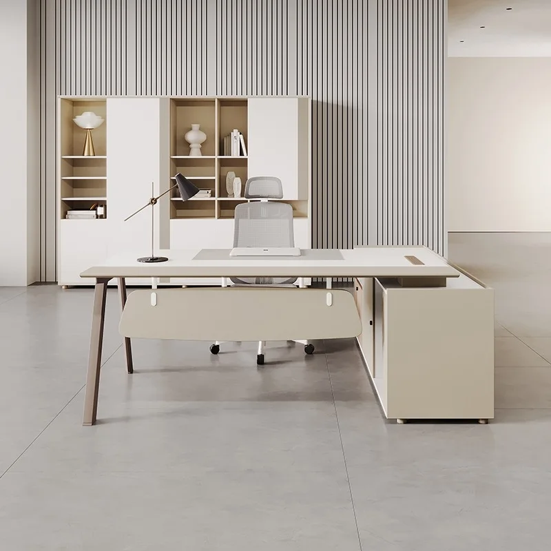 Boss desk supervisor manager boss desk and chair combination