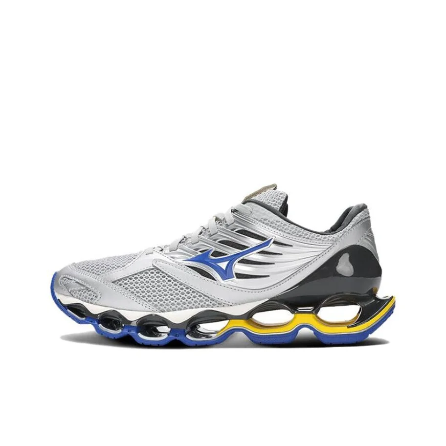Zapatillas de running Mizuno Mesh, con amortiguación textil, antideslizantes, resistentes a la abrasión, transpirables, con soporte y equilibrio, de caña baja J1GC244907