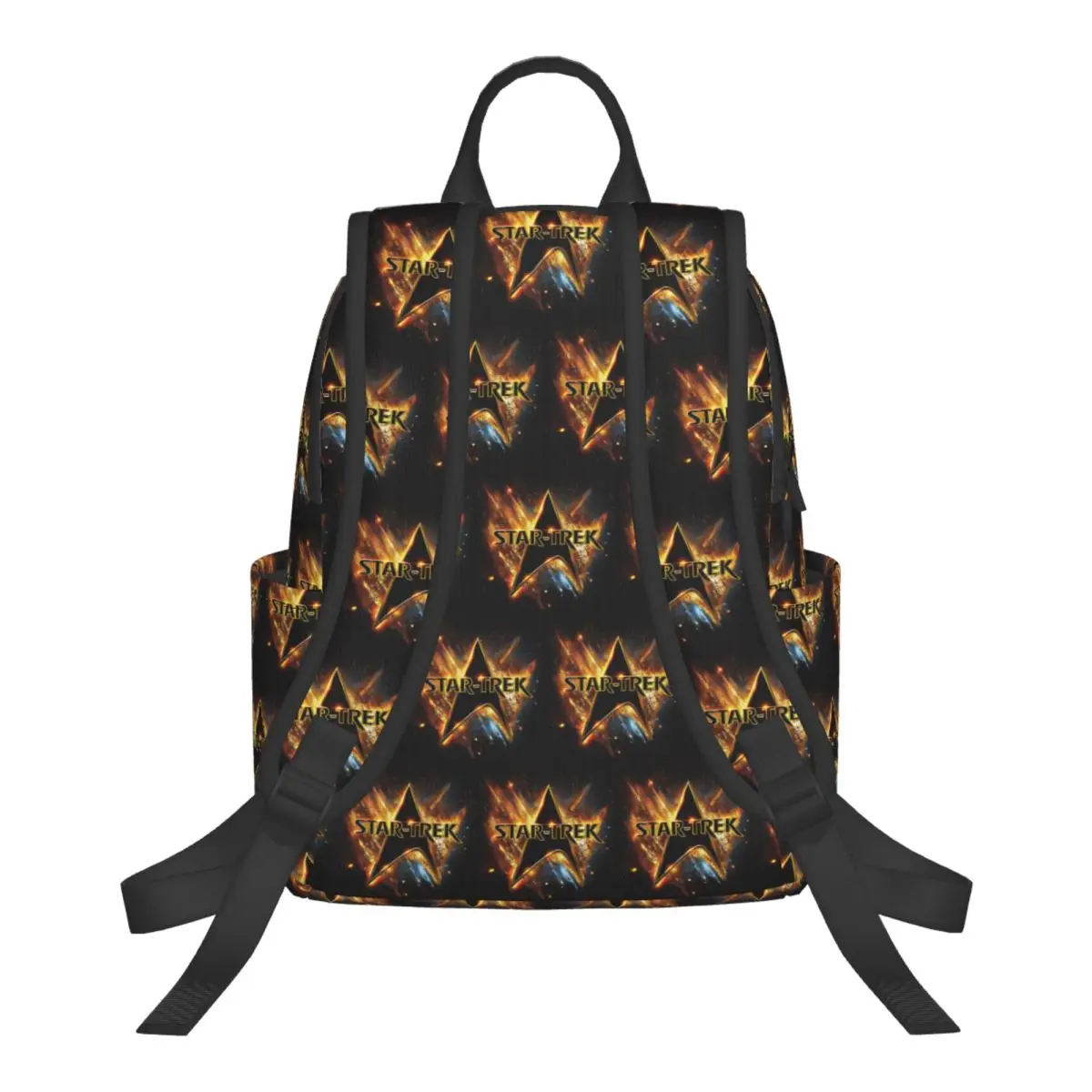 Star Treks Science Fiction TV Series (3) Student Backpack School Bag Hiking Travel Daypack for Men Women Bookbag Shoulder Bags