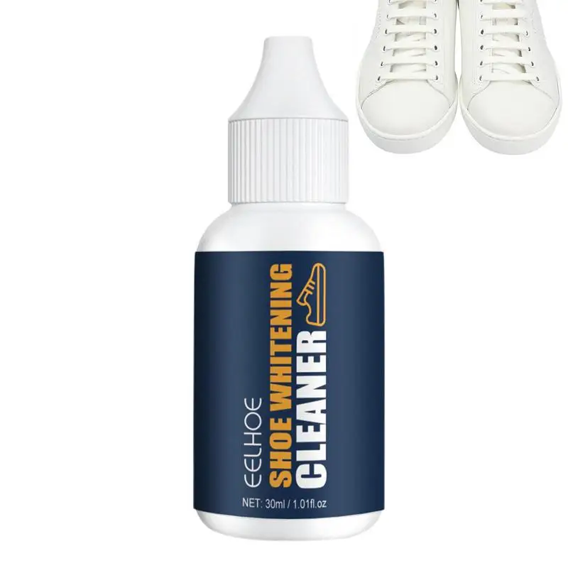 Yellow Stain Remover For White Clothes 30ml White Shoe Cleaning Cream Shoe Stain Remover Shoe Cleaner For White Sneake Shoes