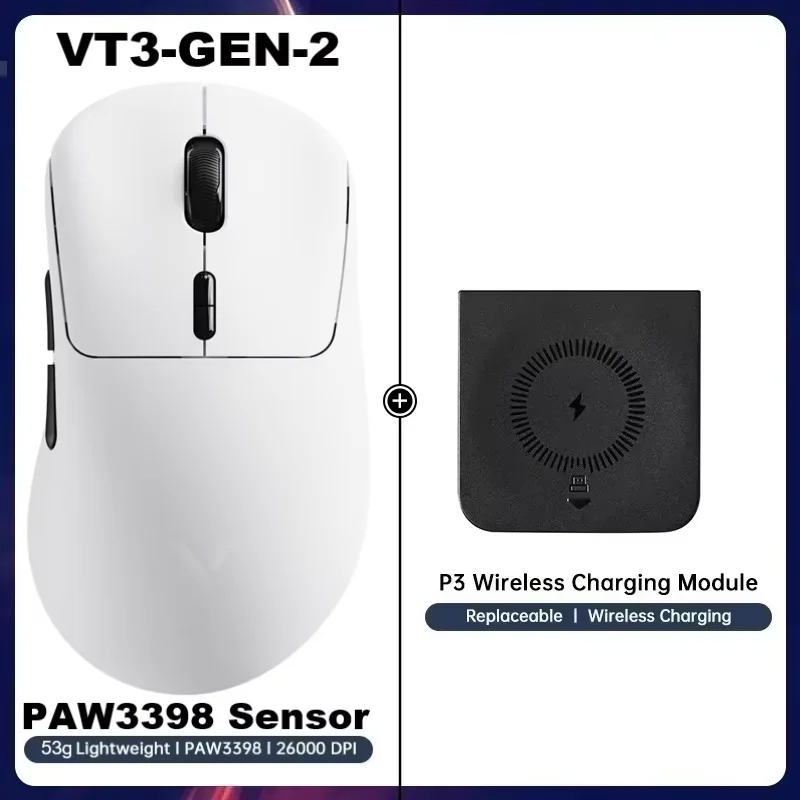 Rapoo VT3 GEN-2 Wireless Gaming Mouse 53g Lightweight 8KHz Polling