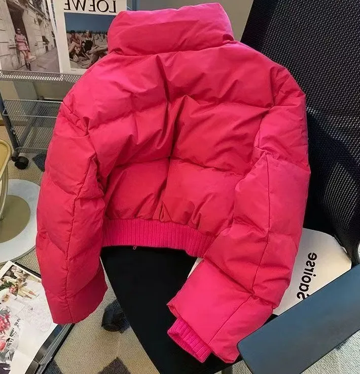 

Женские зимние пуховики-парки: модные повседневные утепленные куртки с капюшоном из ткани с покрытием, на хлопковой подкладке, с длинными рукавами, для молодых женщин