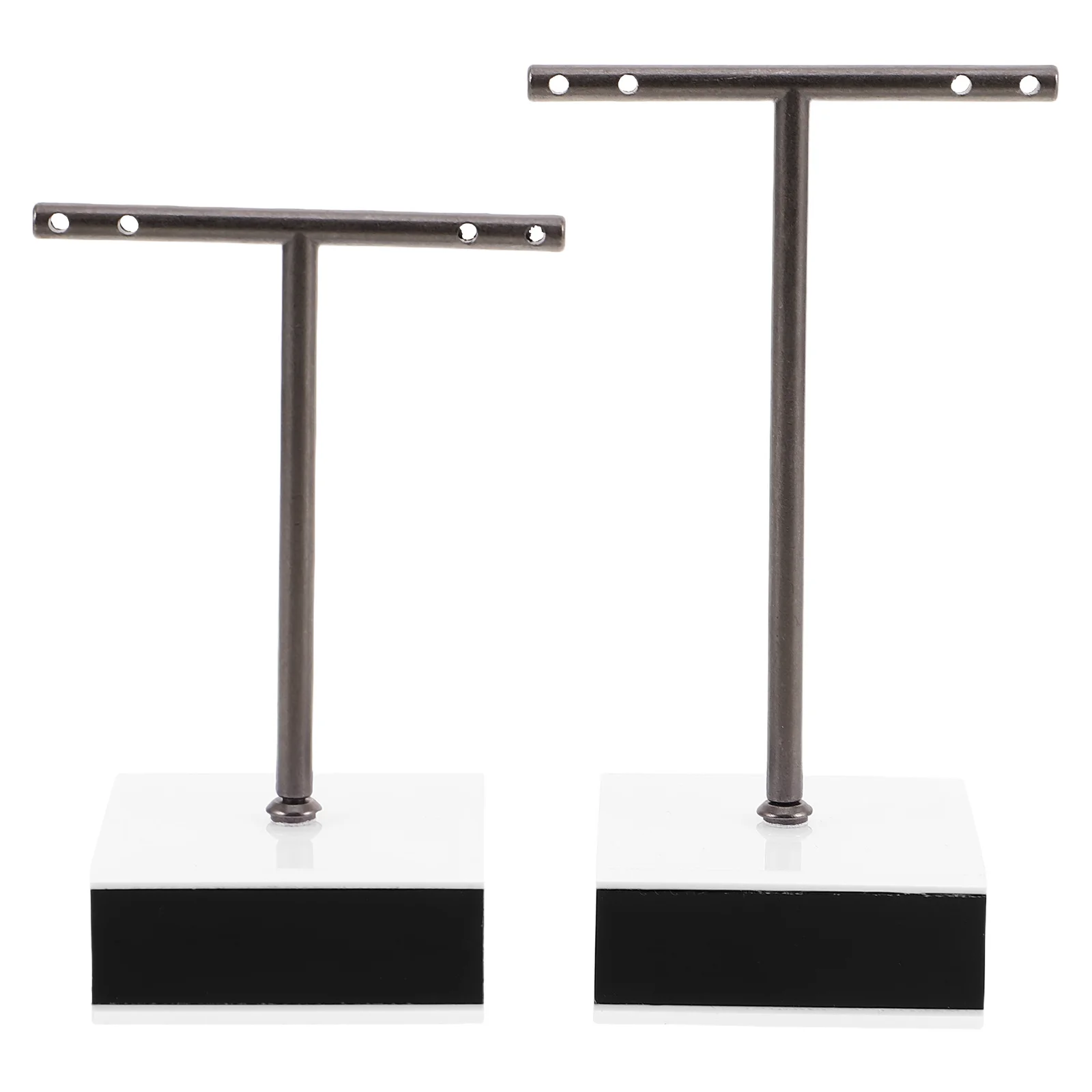 

2Pcs Acrylic Earring Holder T Shape Jewelry Organizer Stand for Earrings Studs Storage Rack Retail Home Display