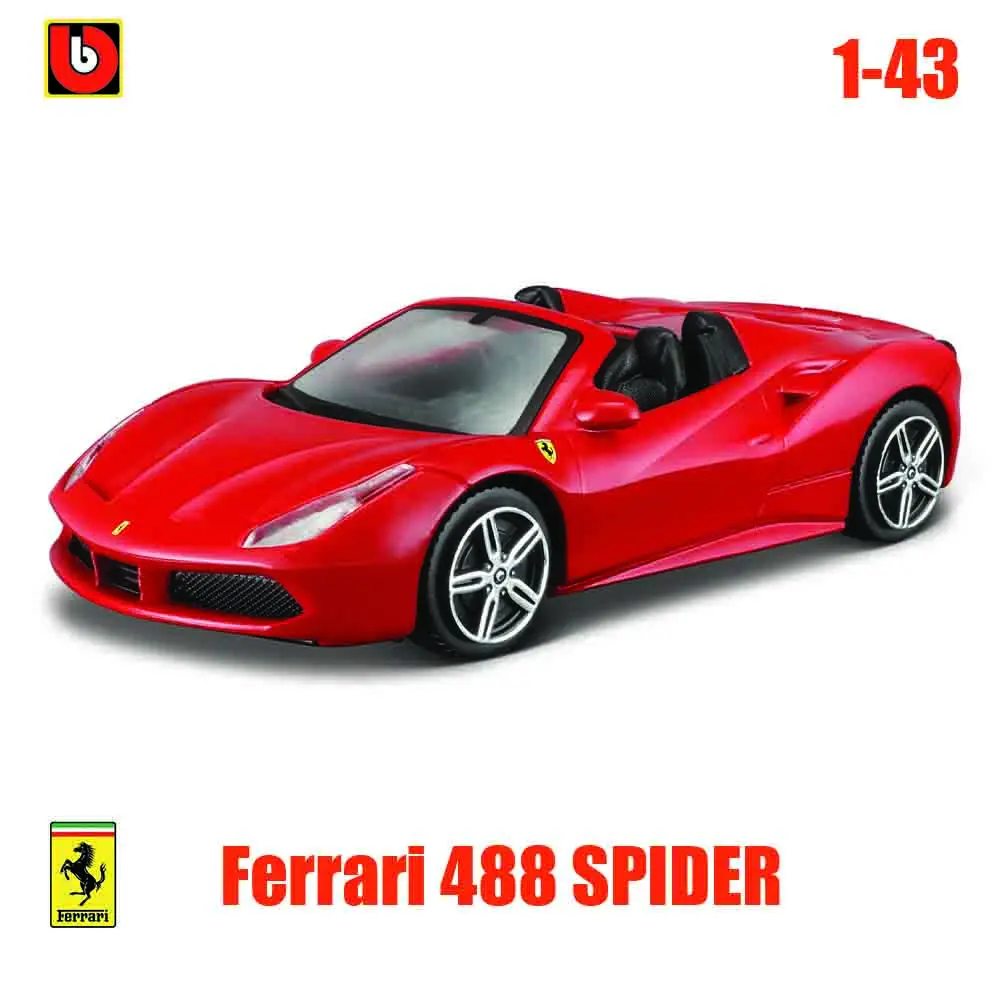 Bburago 1:43 Ferrari Testa  Purosangue MONZA SP2 ROMA 250 Testa Rossa 458 SPECIALE 488 GTB F40 ENZO Toy Die cast car model