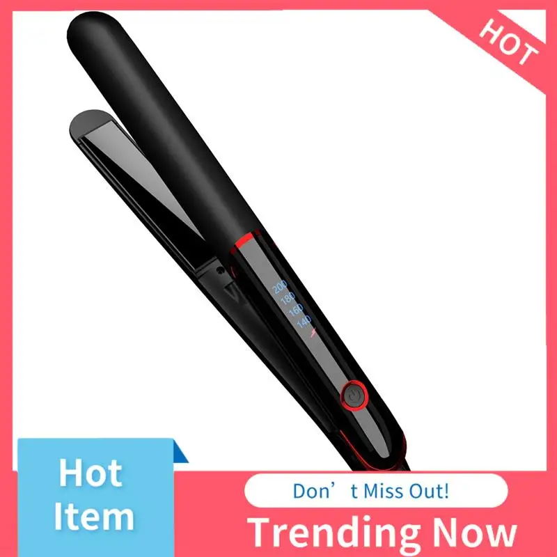 

24-Hour Delivery Hair Straightener Professional Flat Iron Coating Fast Heat Up Digital Control Curling Iron EU EU Plug