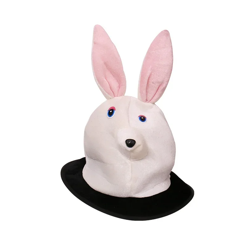 JEI MIN'S Rabbit Hat Magic Trick Appearing Rabbit and Hat Transformation Stage Magic Illusion Prop for Magicians Gimmick